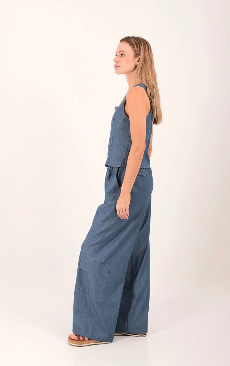 SOMA DENIM BUSTIER TOP