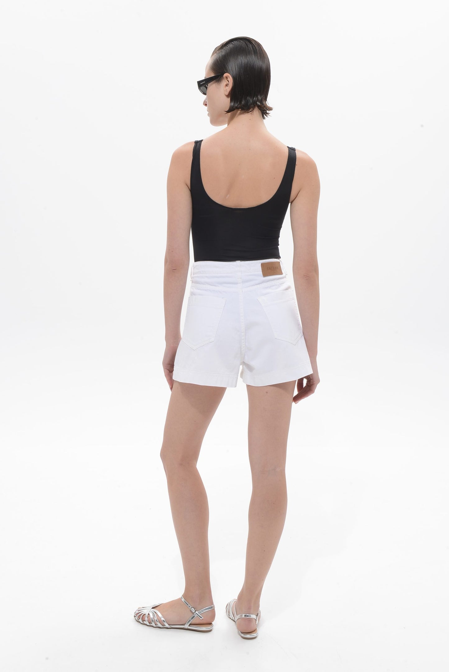 Britney Shorts White