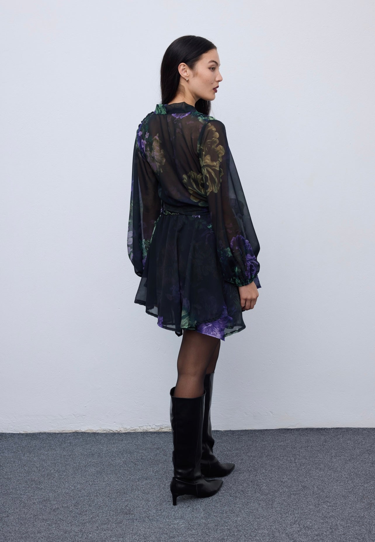 Vittoria Mini Silky Wrap Dress