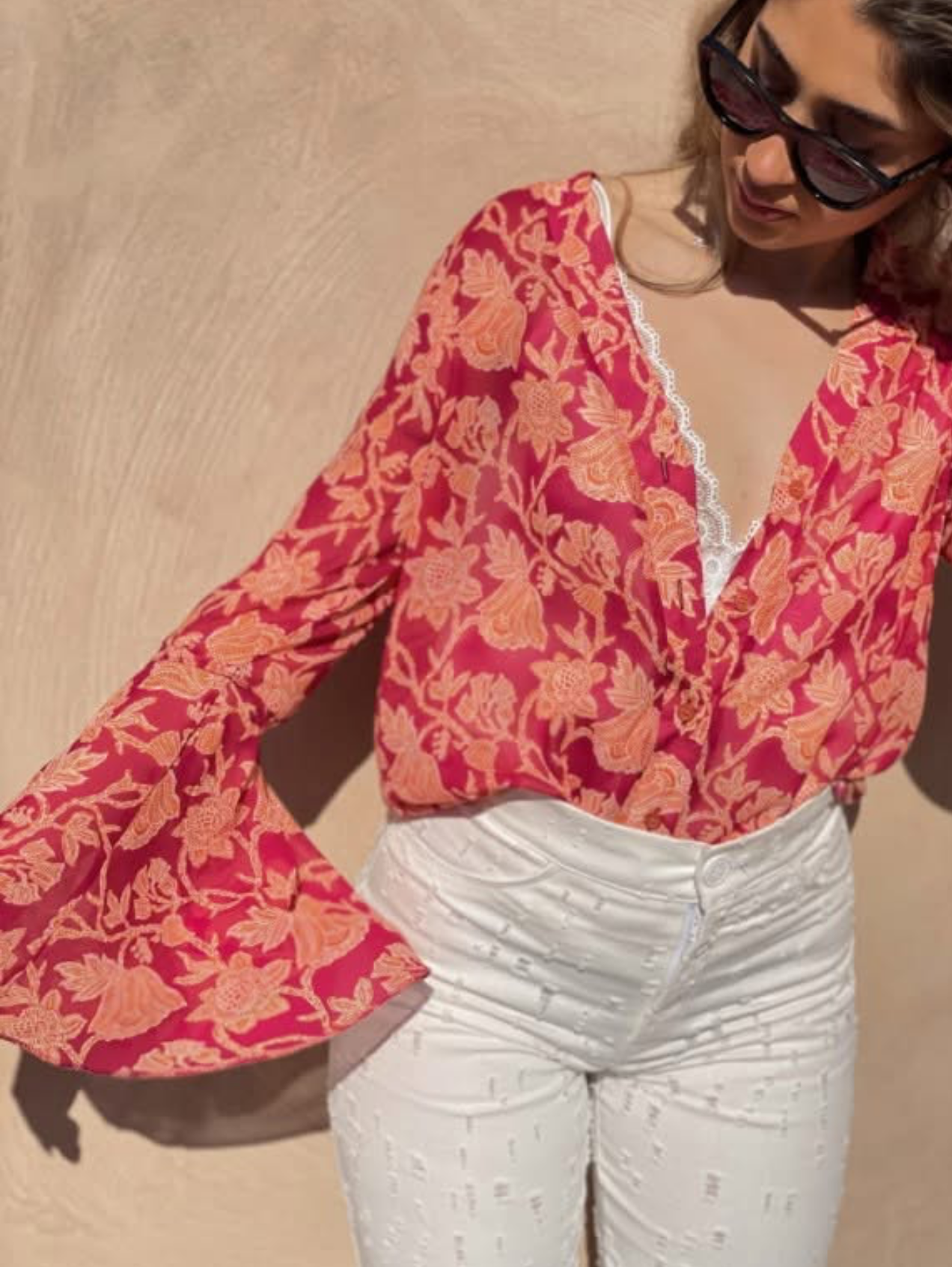 Πουκαμίσα με βολαν στο μανικι