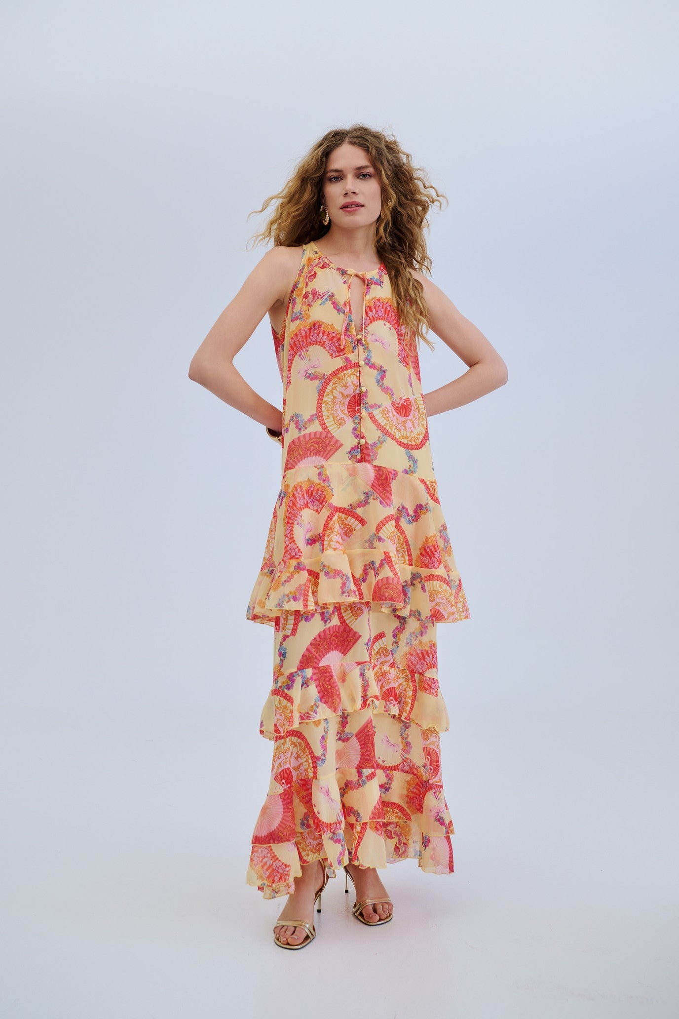 Luma ruffled dress