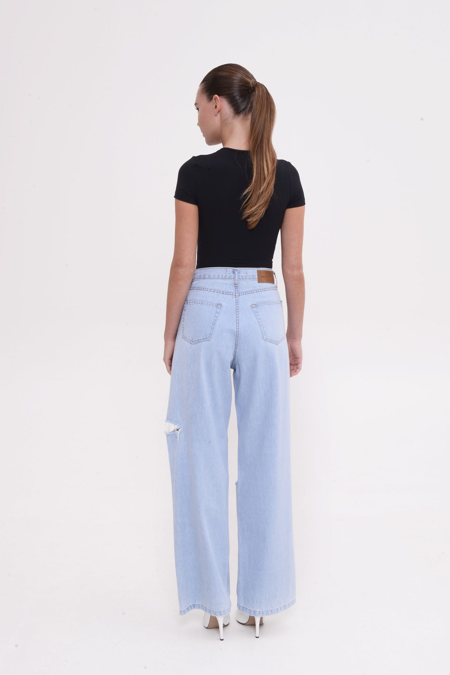 Emma Wide Leg – Light Blue
