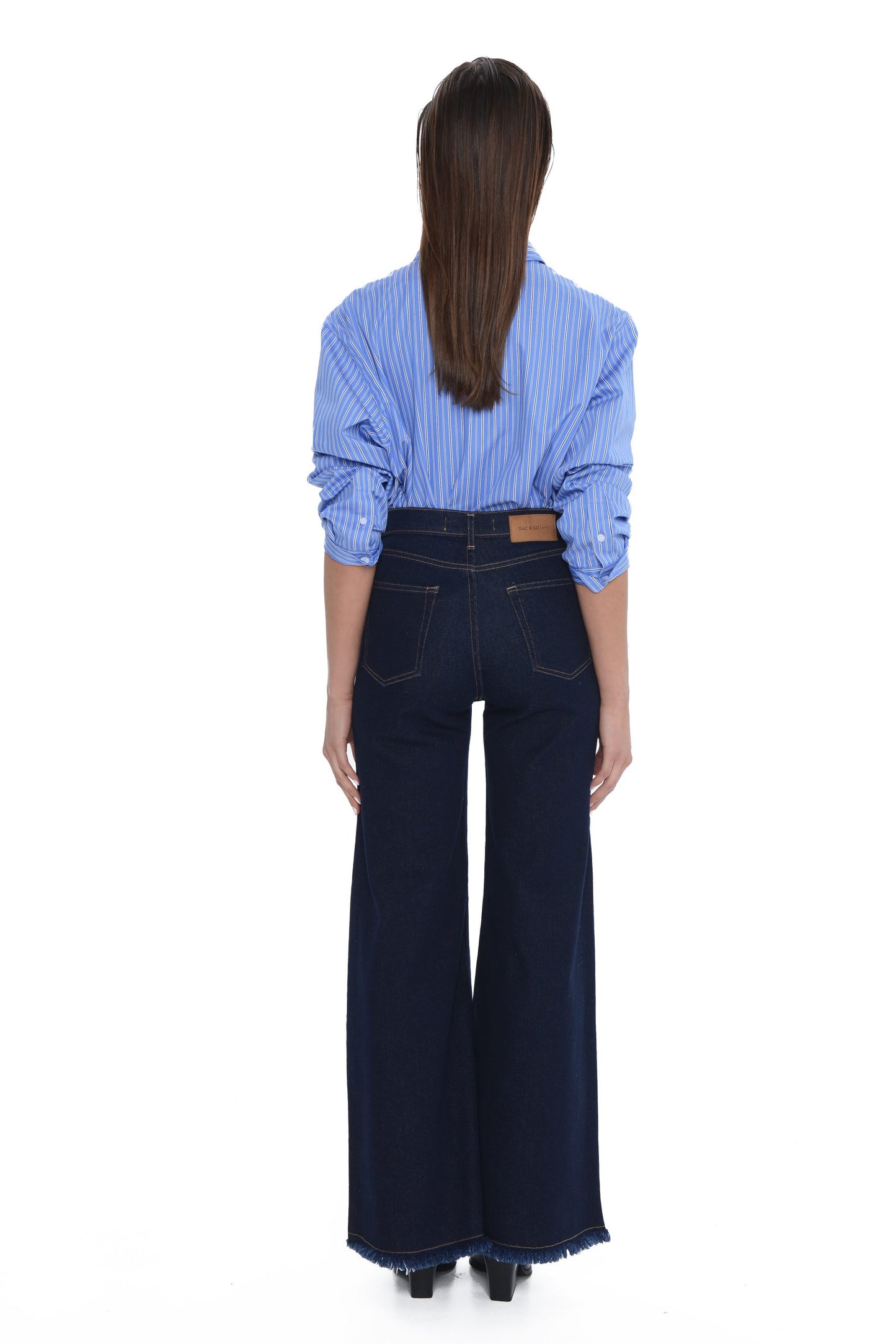Naomi Elastic Ocean Blue Pants
