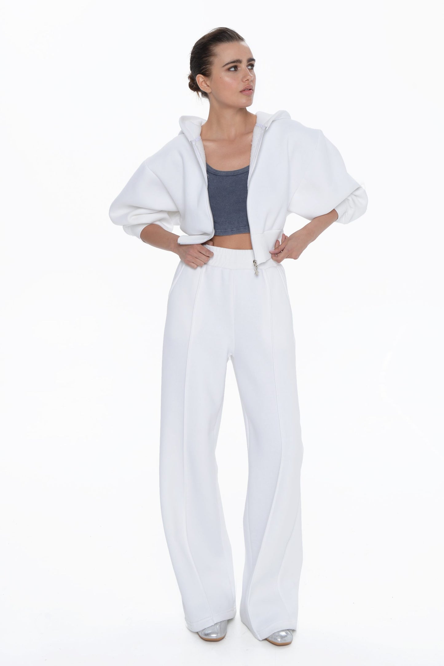 Suzara White Tracksuit