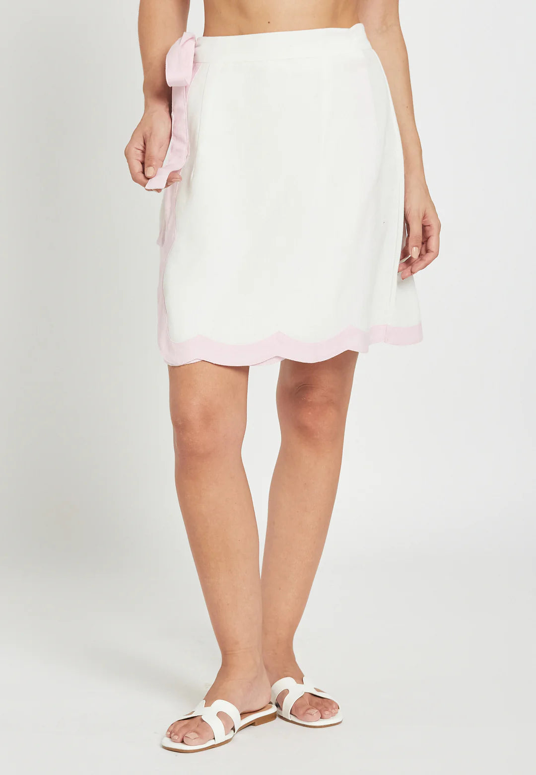 Viantha White Skirt