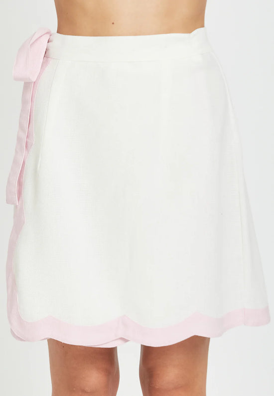 Viantha White Skirt