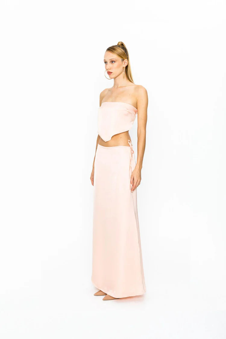 Gia Satin Set Sorbet