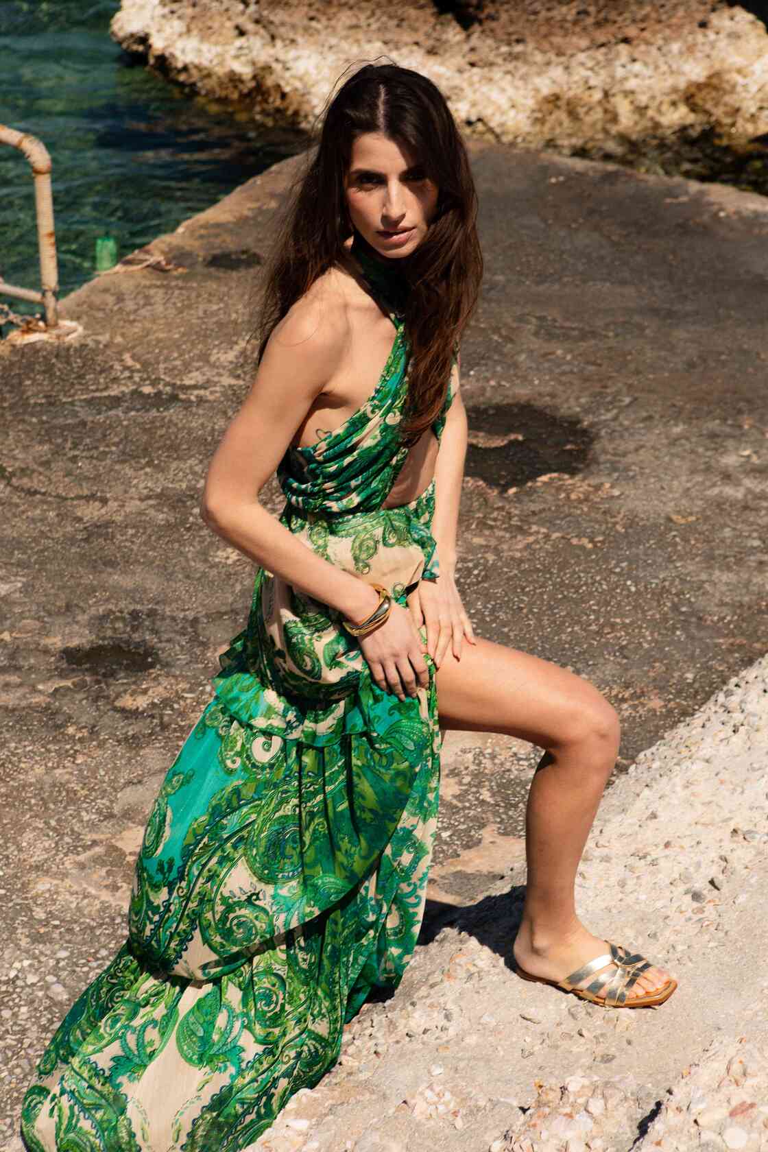 Riviera Maxi Dress – Green