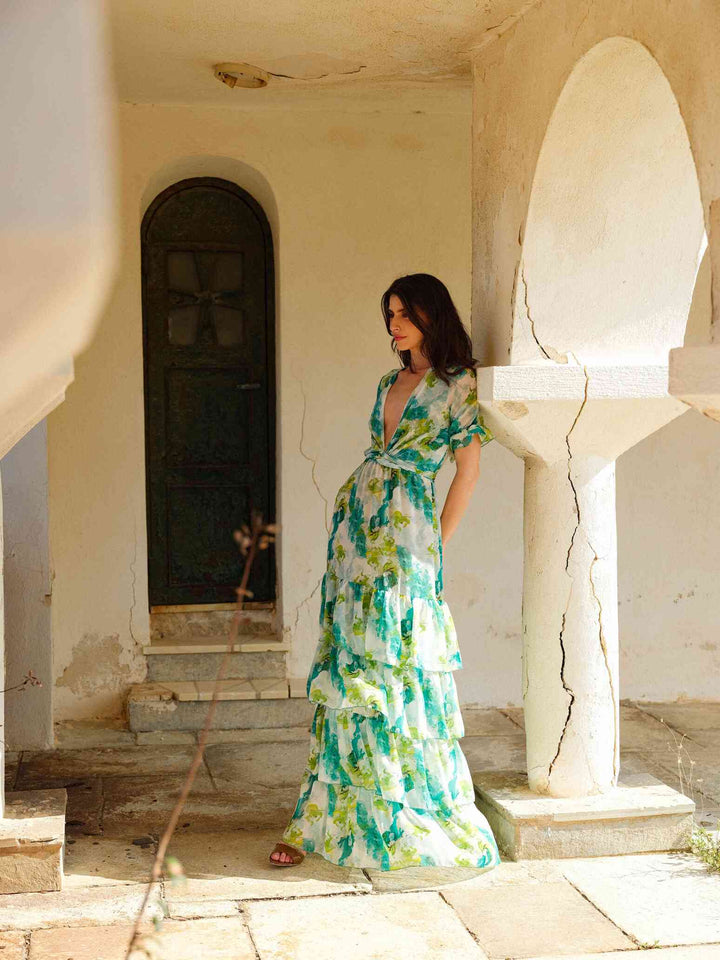 Marive Maxi Dress – Green
