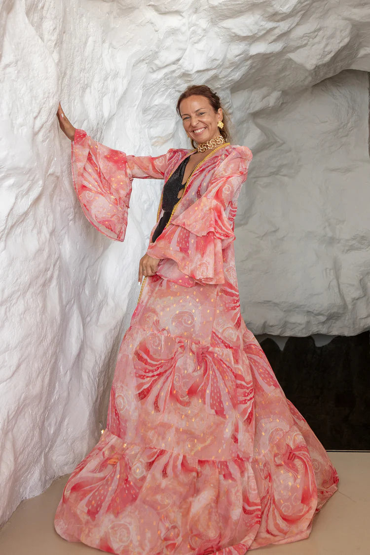 Odette Orange Kimono
