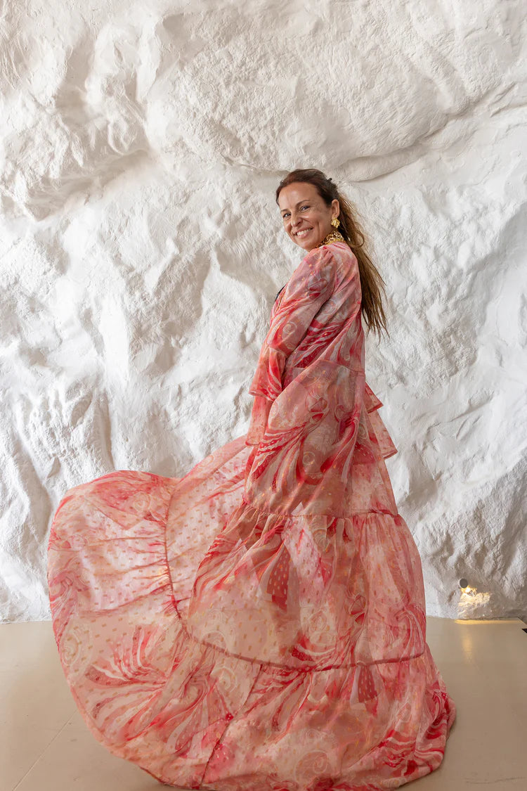 Odette Orange Kimono