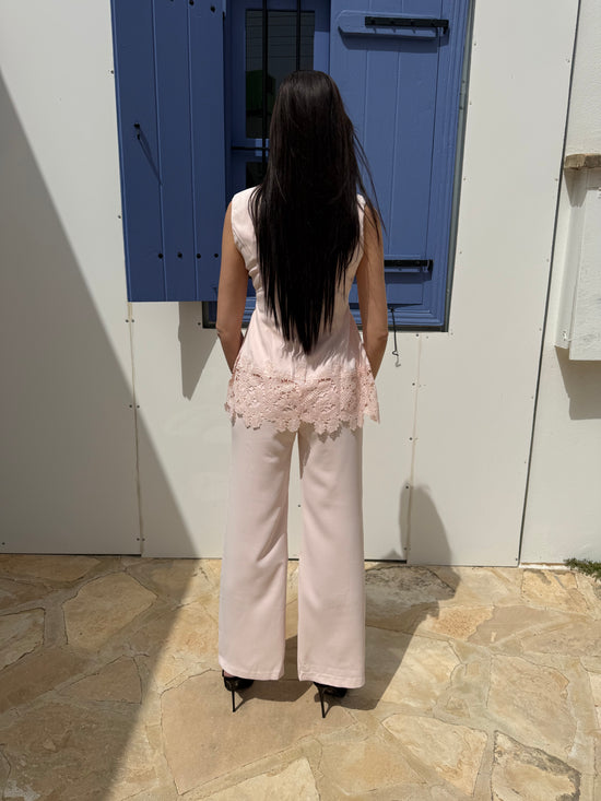 Pink vest set