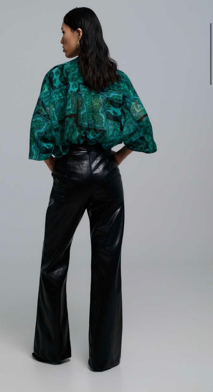 Kelly faux leather pants
