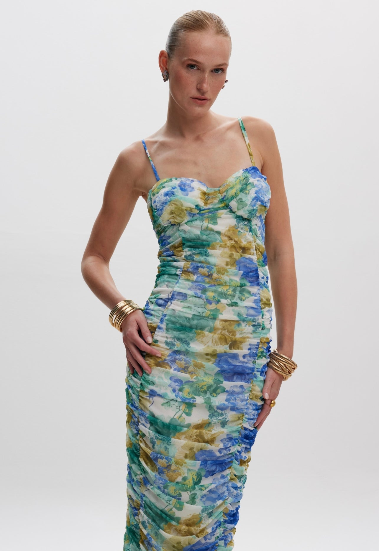 Stephania mesh dress