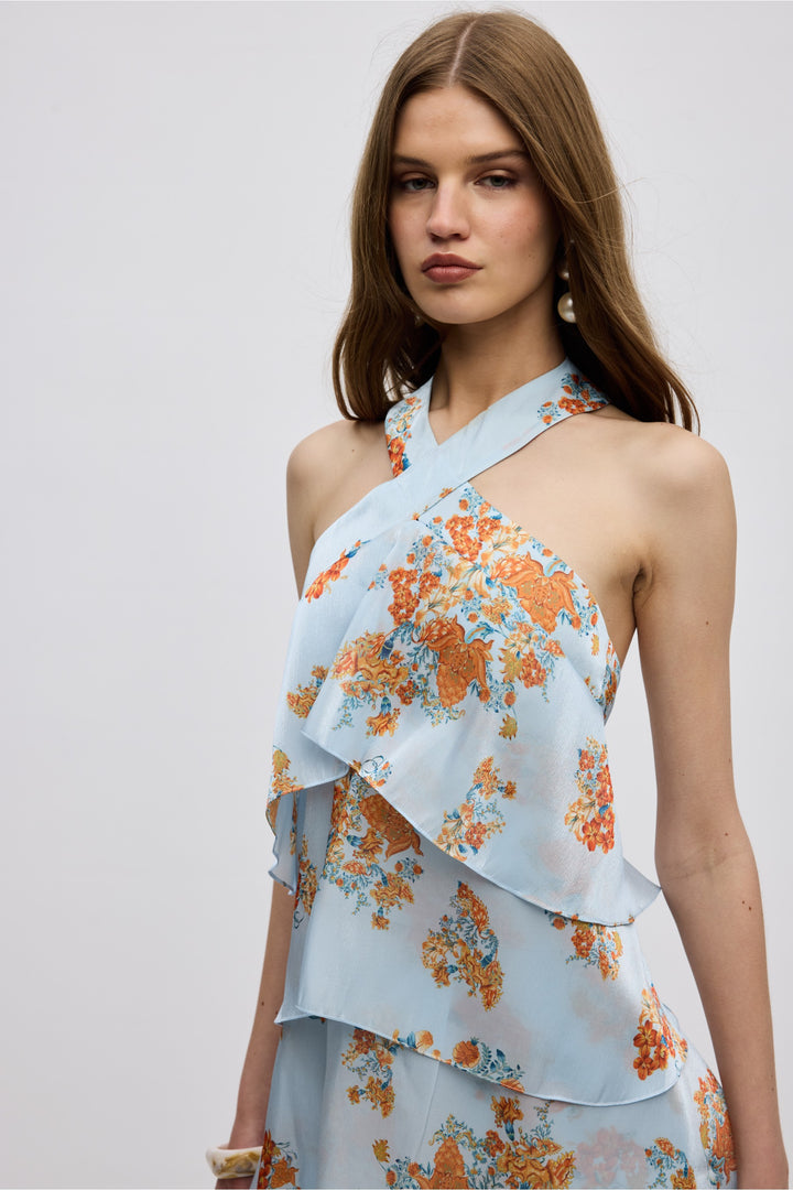 ERATO RUFFLE DRESS