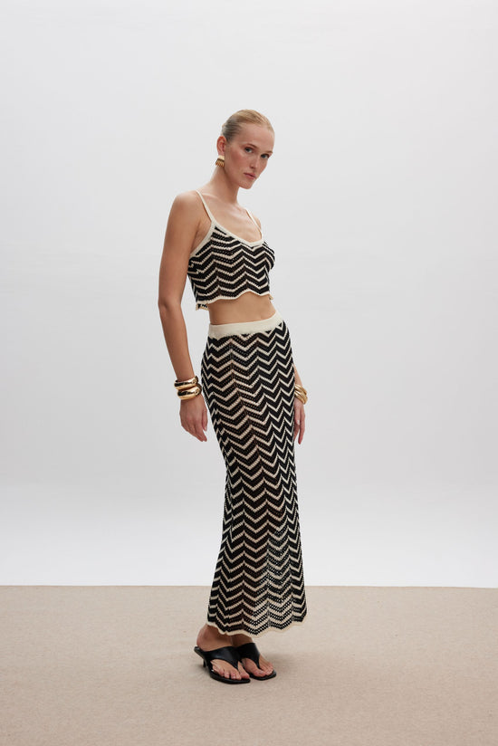 Patmos Knit Set – Print