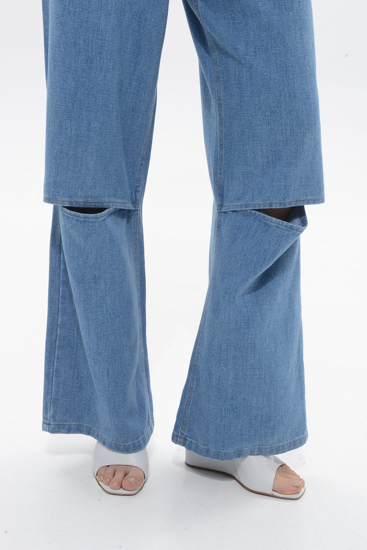 Selma Mid Blue Παντελόνι