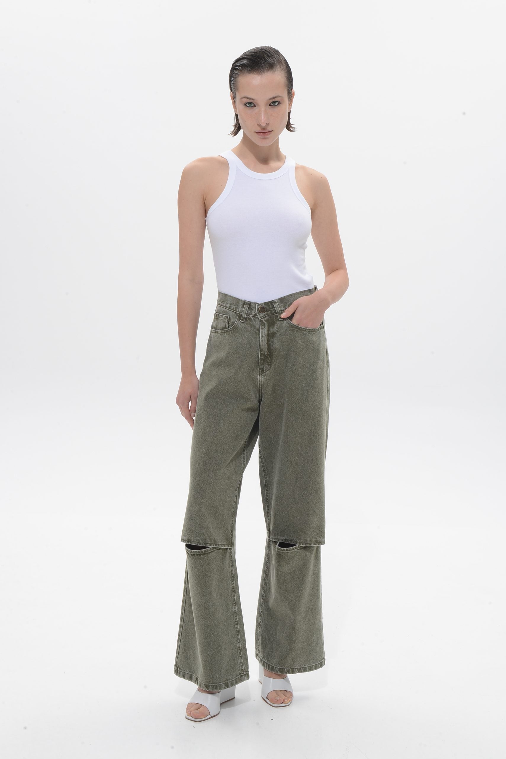 Παντελόνι Selma Khaki