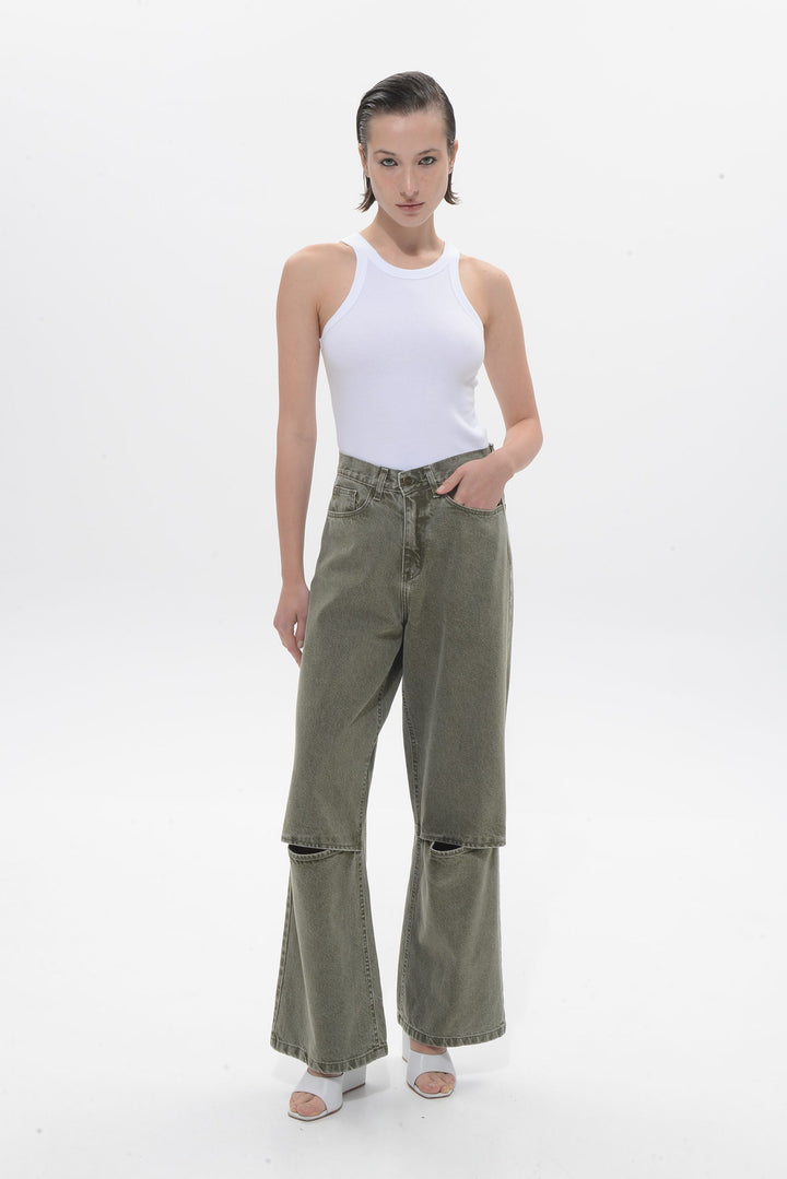 Παντελόνι Selma Khaki