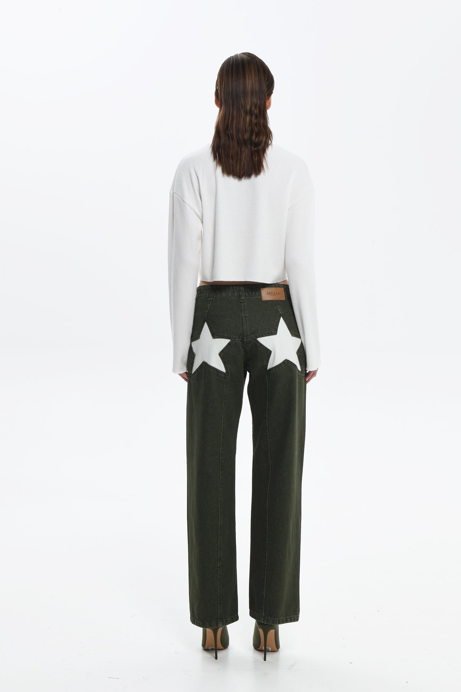 Stacy Stars Denim – Khaki