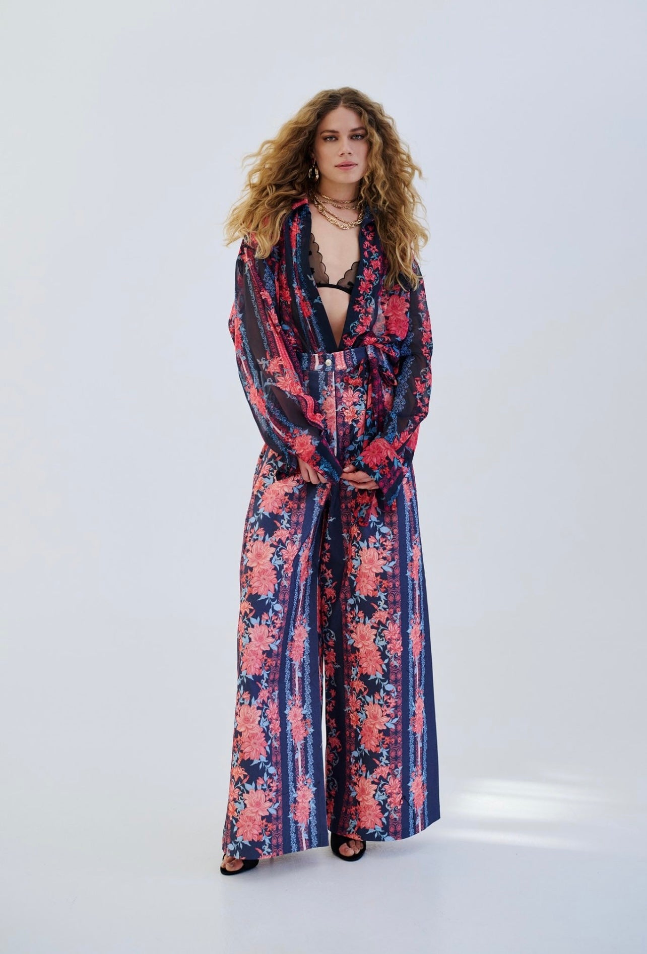 Denise blue denim pants