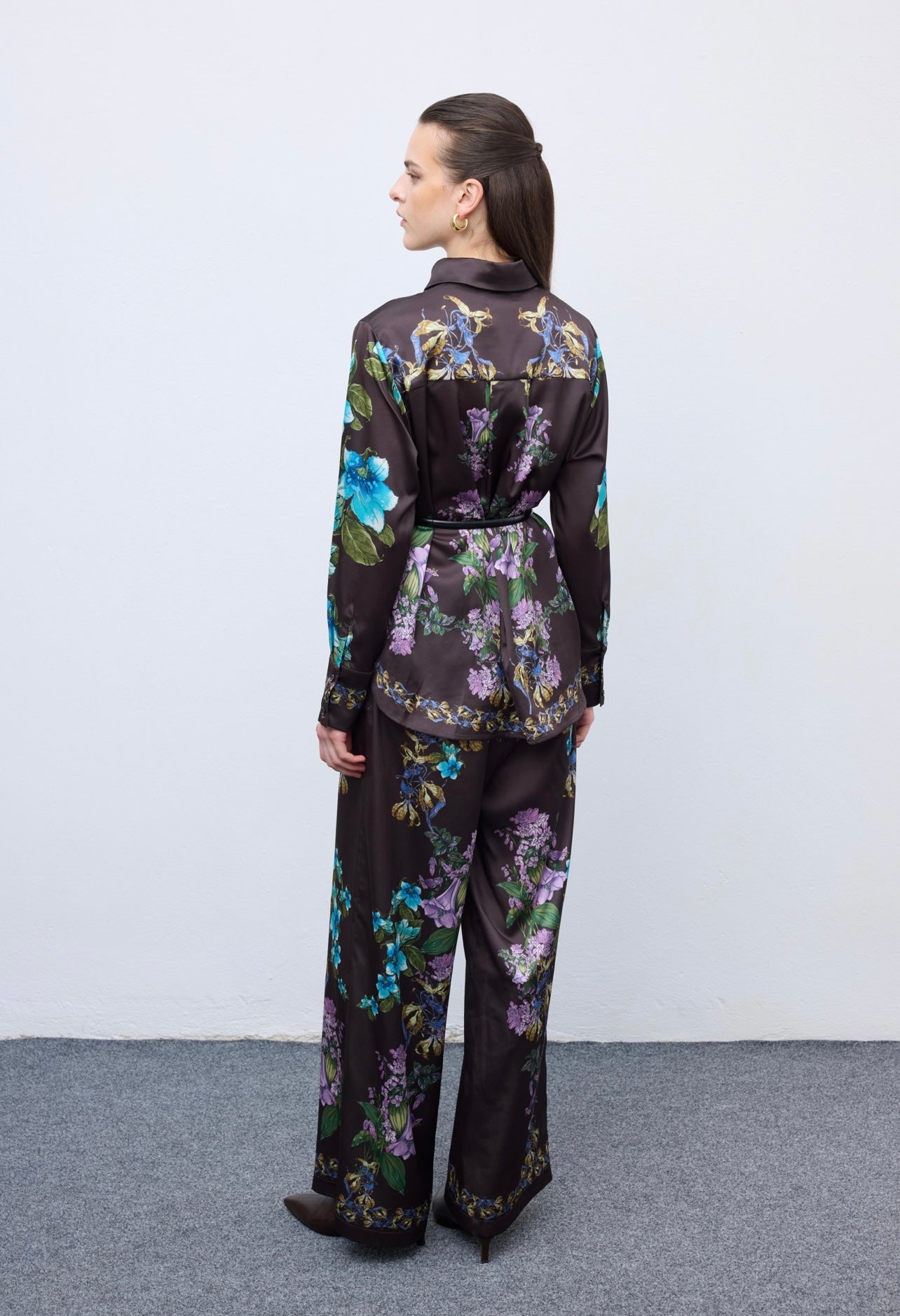 Mocha Bloom Pyjama Set