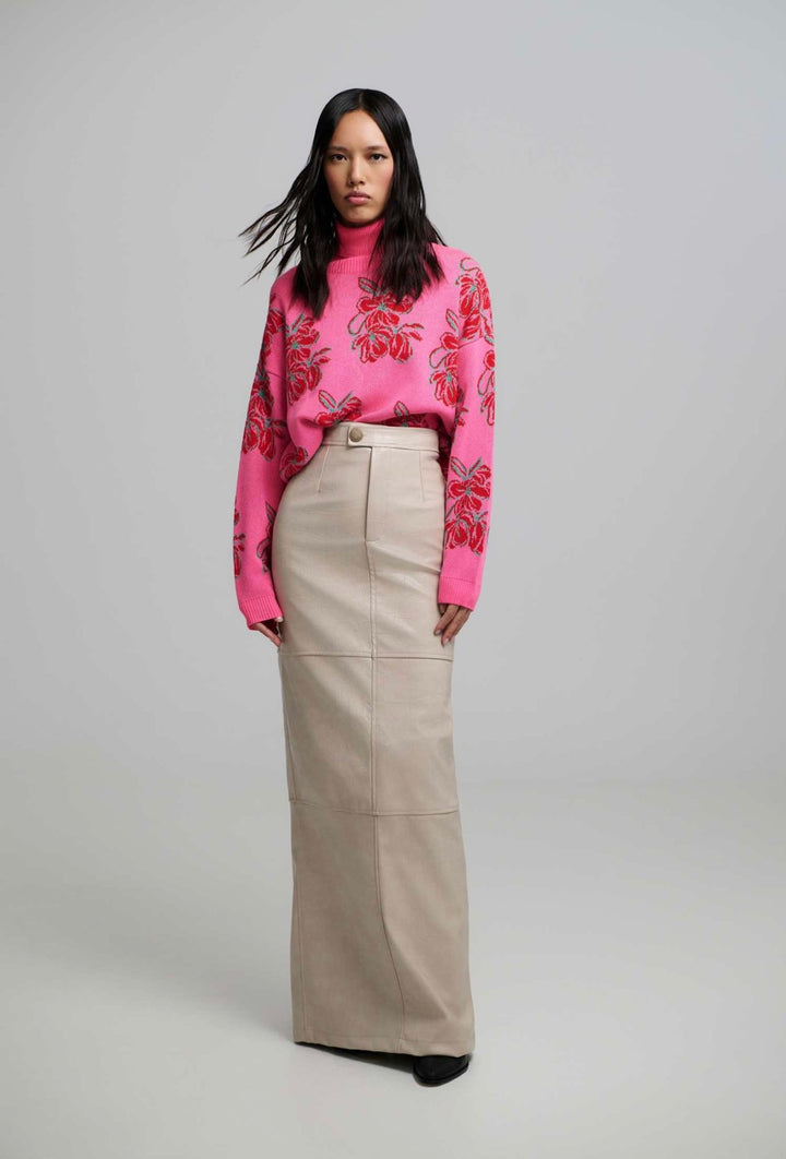 Cornelia faux leather skirt