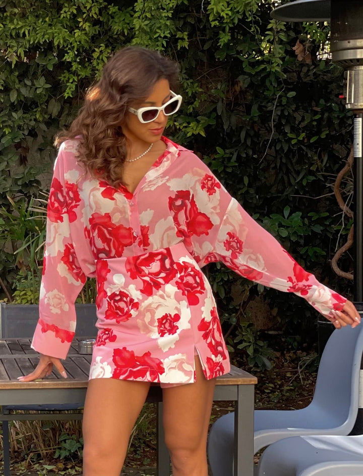 Πουκάμισο Rose Oversize