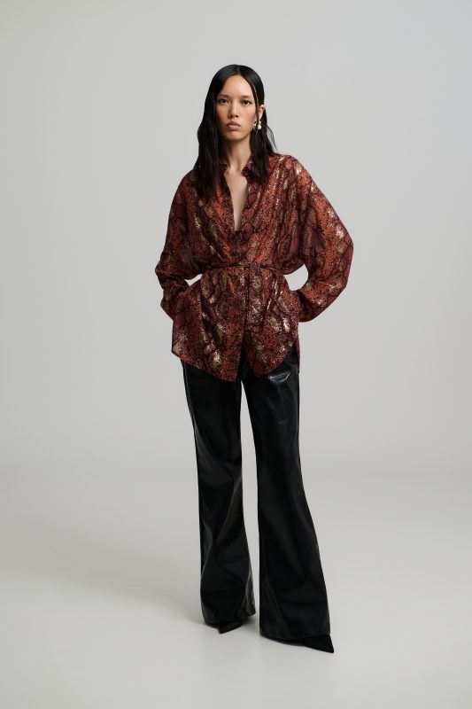 Alba Oversized Foiled Shirt