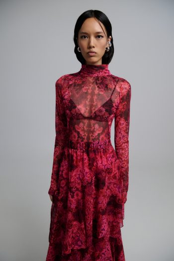 Heyden Mesh Bodysuit – Fuchsia