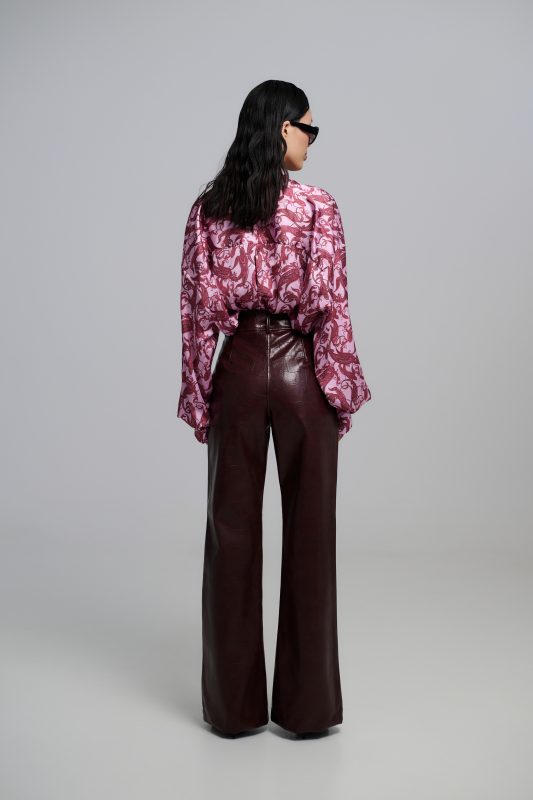 Nolia satin oversized shirt