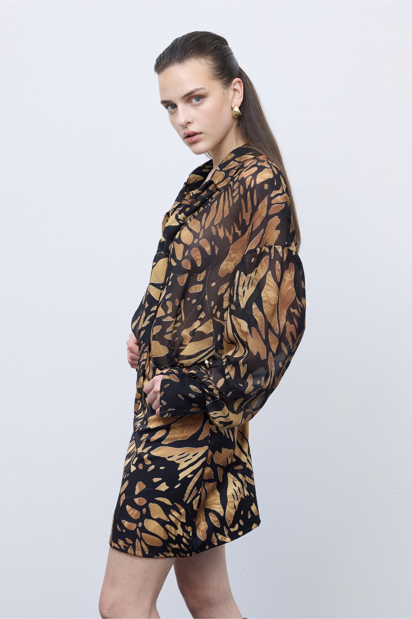 Butterfly Mosaic Mini Skirt