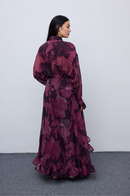 Butterfly Mosaic Jersey Dress