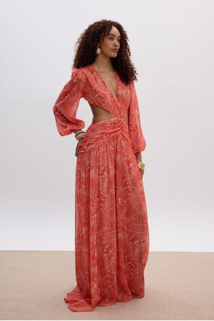 Desert Sun Cut Out Dress