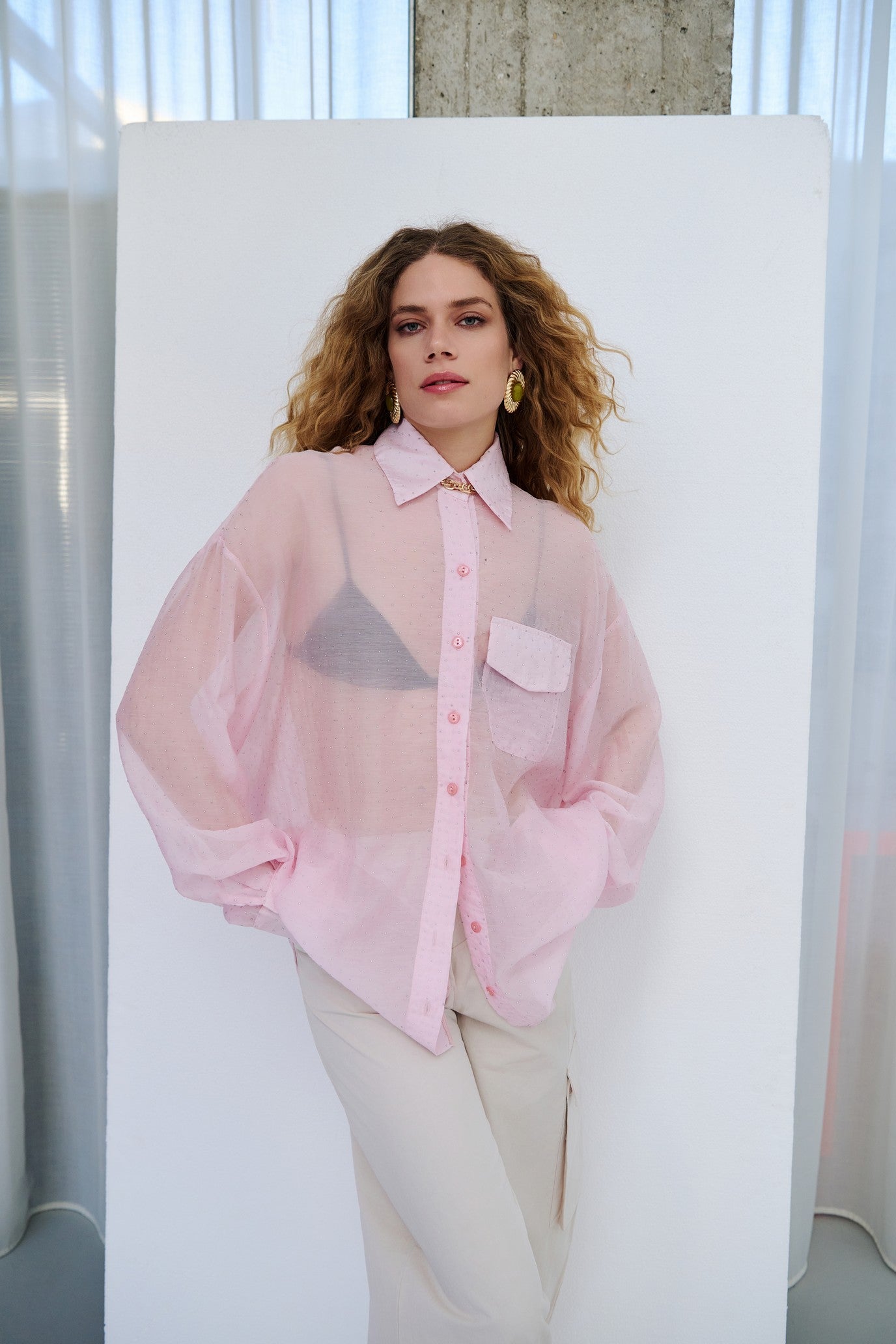 Goldskin Strass Shirt