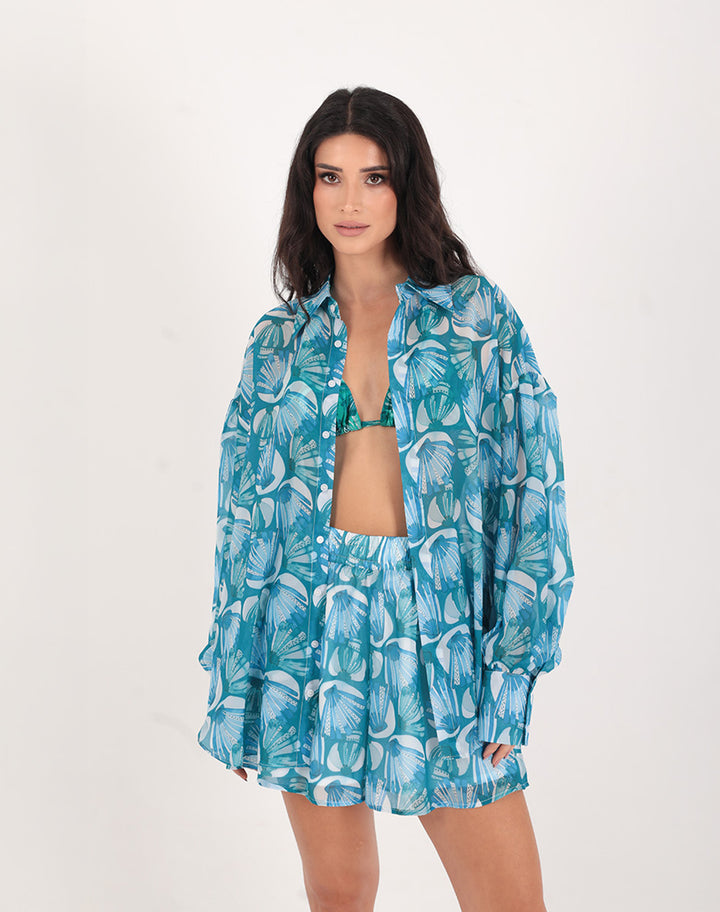 Blue Scallop Shirt