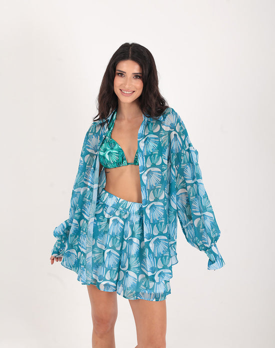 Blue Scallop Shirt