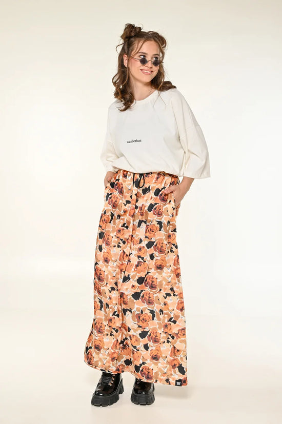 Blossom Satin Skirt