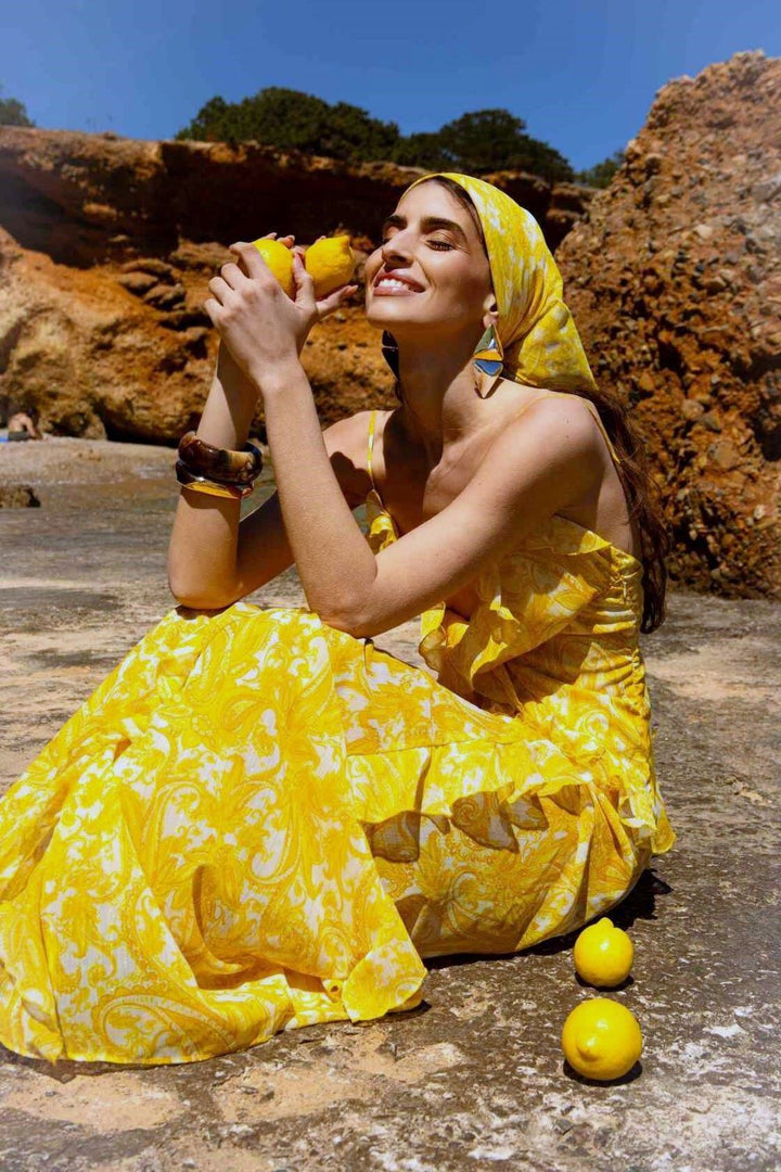 Orelia Maxi Dress-yellow