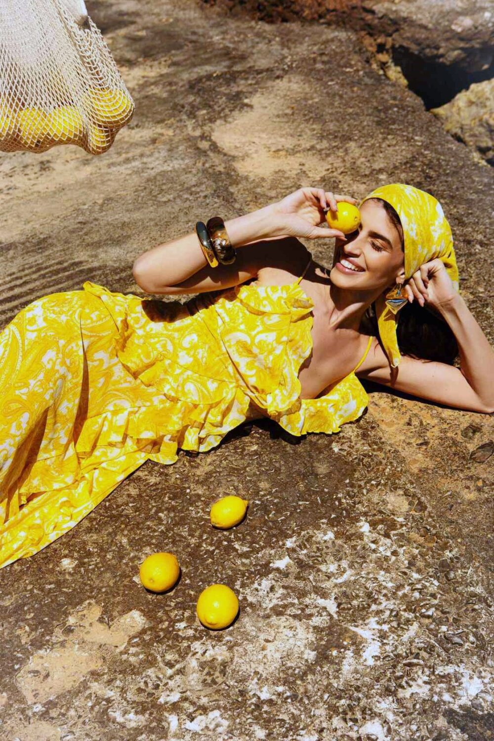 Orelia Maxi Dress-yellow