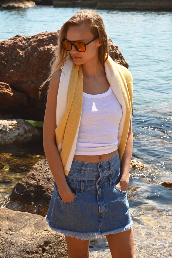 Everly Mid / Light Blue Skirt