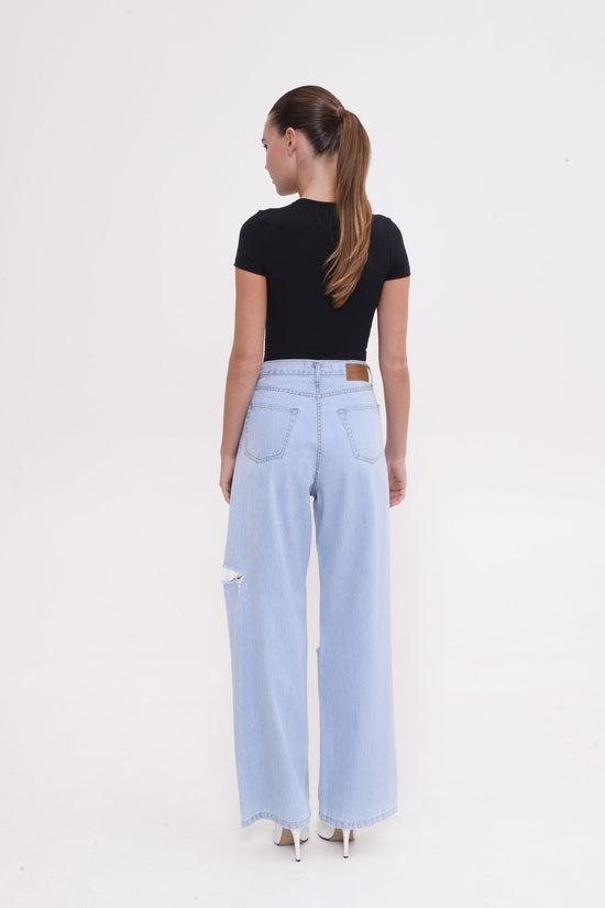 Emma Wide Leg – Light Blue