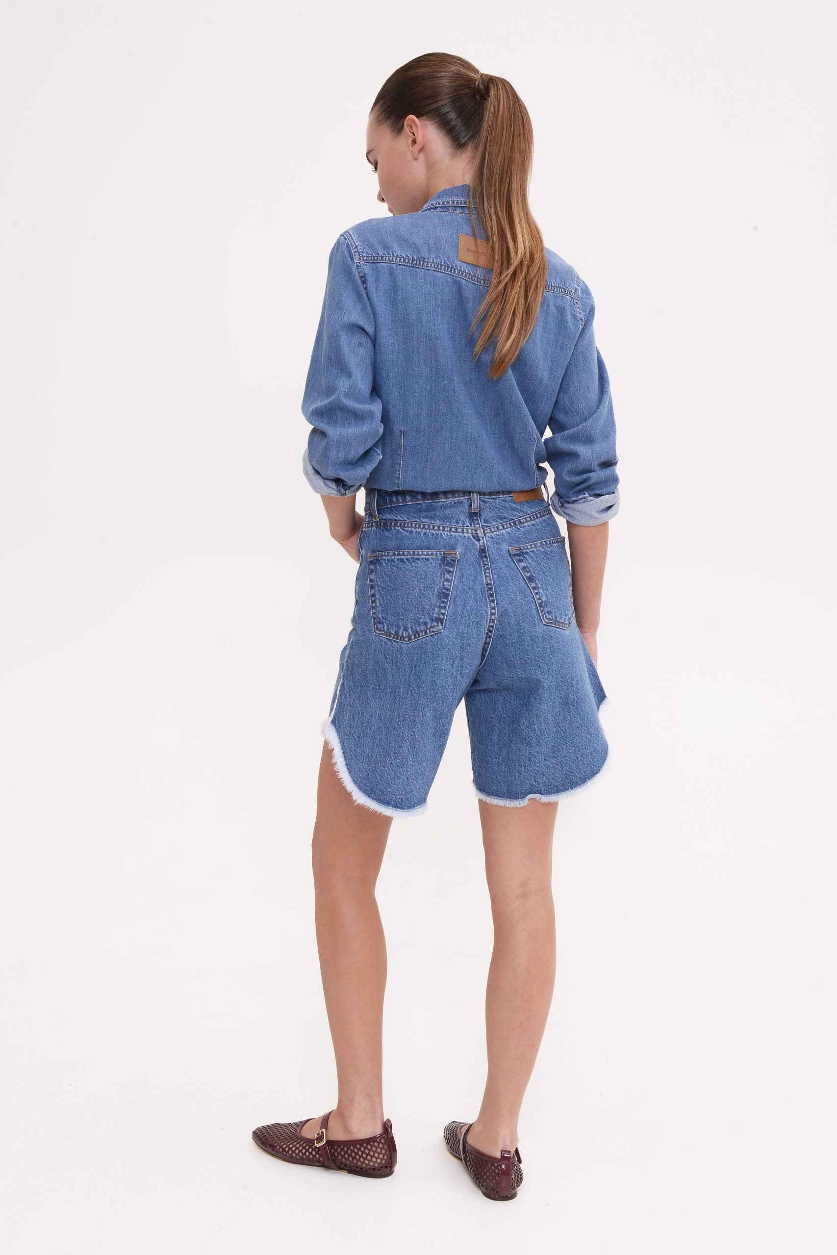 Roxy Overshirt – Mid Blue
