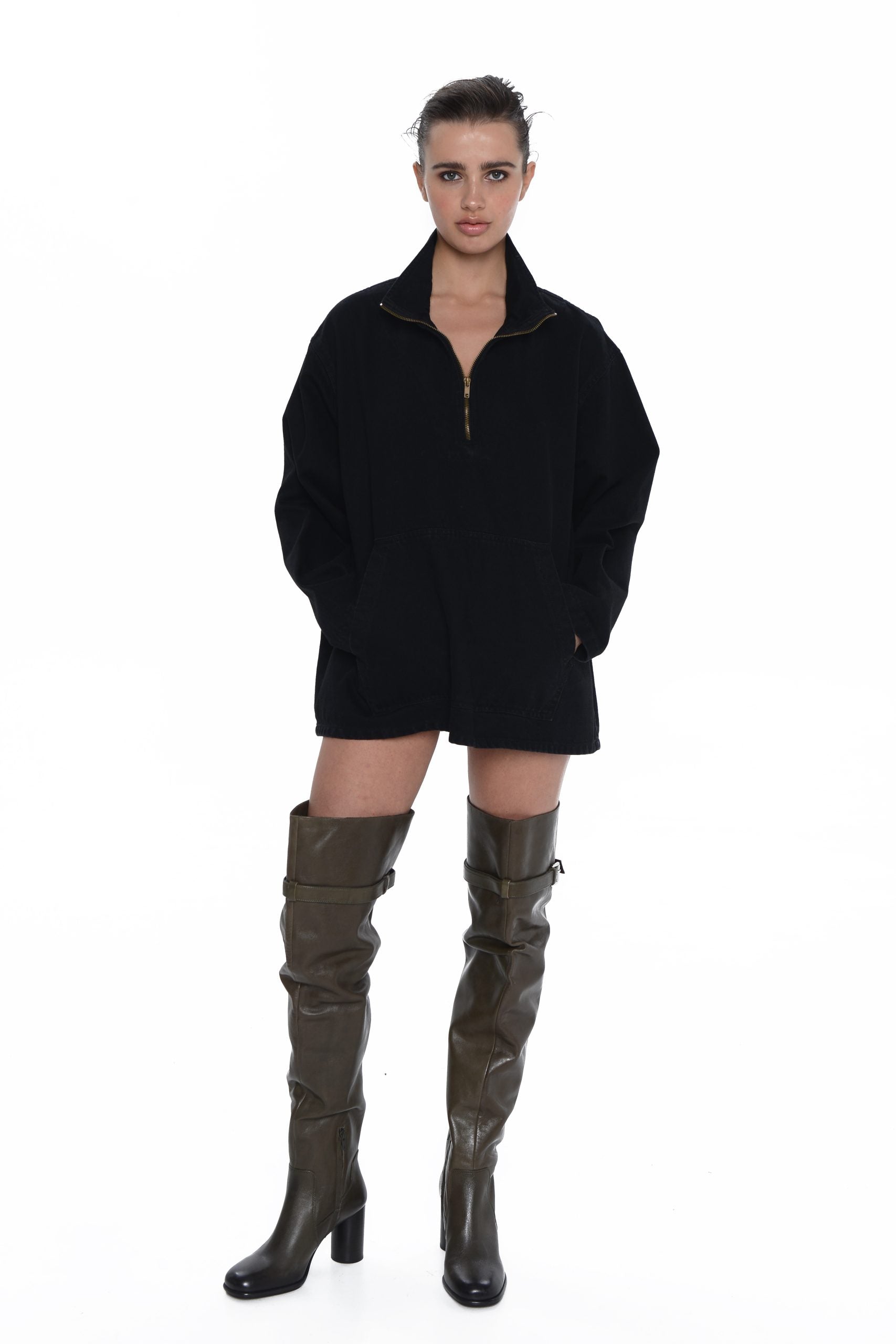 Florence Oversized Hoodie Black