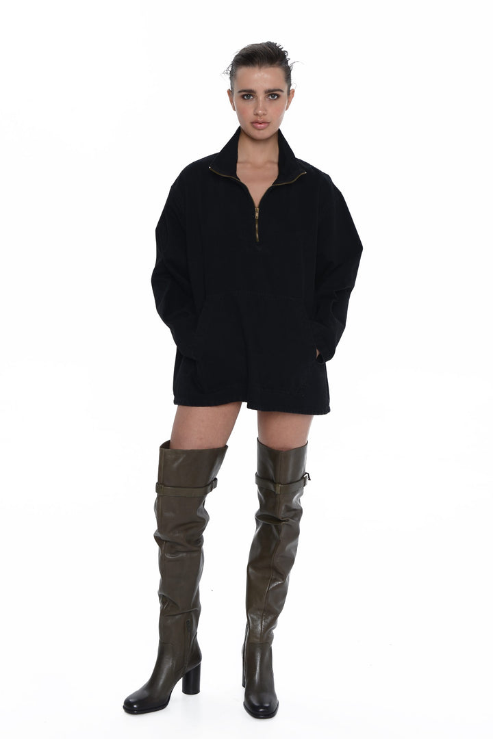 Florence Oversized Hoodie Black